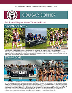 Cougar Corner December 2023